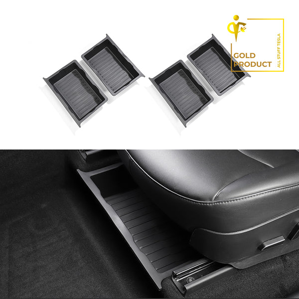TPE Under Seat Storage Box 4in1 Set For Model Y