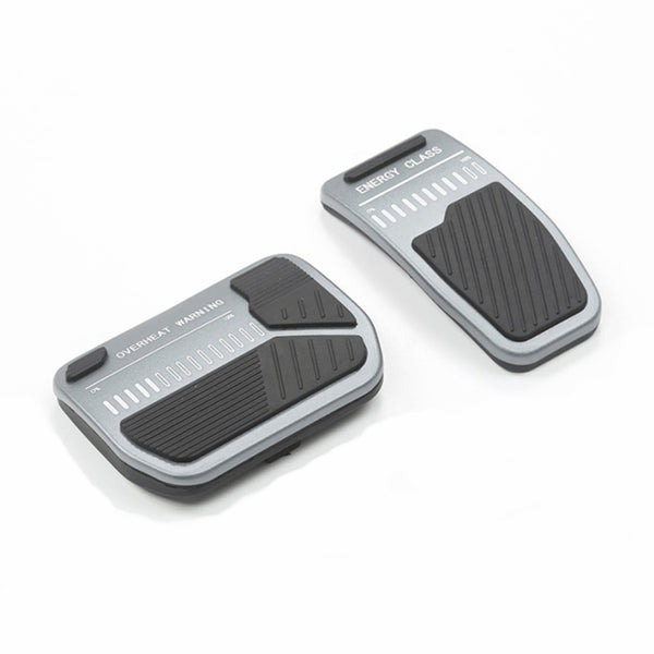 Silver Sport Aluminum Alloy Gas-Break Pedal Covers For Model 3 and Model Y