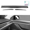 Bright Carbon Real Carbon Fiber Dashboard Decorative Replacament Panel Trim For Model 3 and Model Y