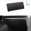 Bright Carbon Real Carbon Fiber Glove Box Protective Cover Trim For Model 3 and Model Y