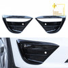 Black ABS Front Fog Lamp Spoiler For Model 3