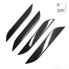 Bright Carbon Real Carbon Fiber Door Handle Cover Trim For Model S