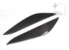 Carbon Fiber Pattern Front Headlight Decorative Eyebrow Sticker For Model 3