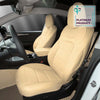 Beige Nappa Leather Full Surround Seat Cover For Model Y