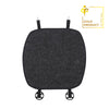 Gray Linen Front Car Seat Cushion Cover For Model 3