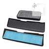Car Air Flow Vent Filters and Cover 3in1 Set for Model 3 2021-2024