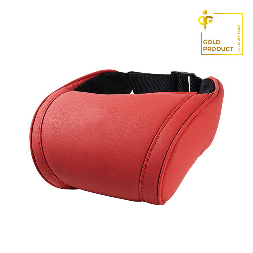 Red Headrest Neck Pillow For All Tesla Models