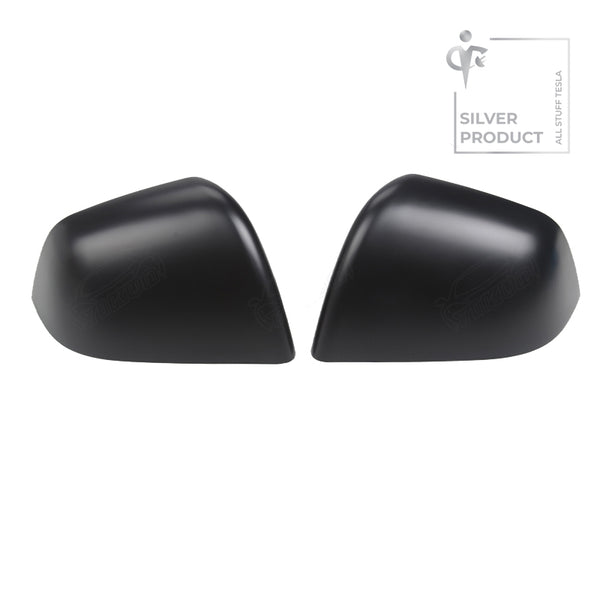 Matte Black ABS Side Mirror Decorative Cover For Model Y