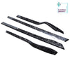 Bright Forging Pattern Real Carbon Fiber Front and Rear Door Trim Panels For Model X