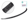 Bright Forging Pattern Real Carbon Fiber Rear Trunk Wing Spoiler For Model Y
