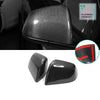 Bright Carbon Real Carbon Fiber Side Mirror Decorative Cover For Model Y