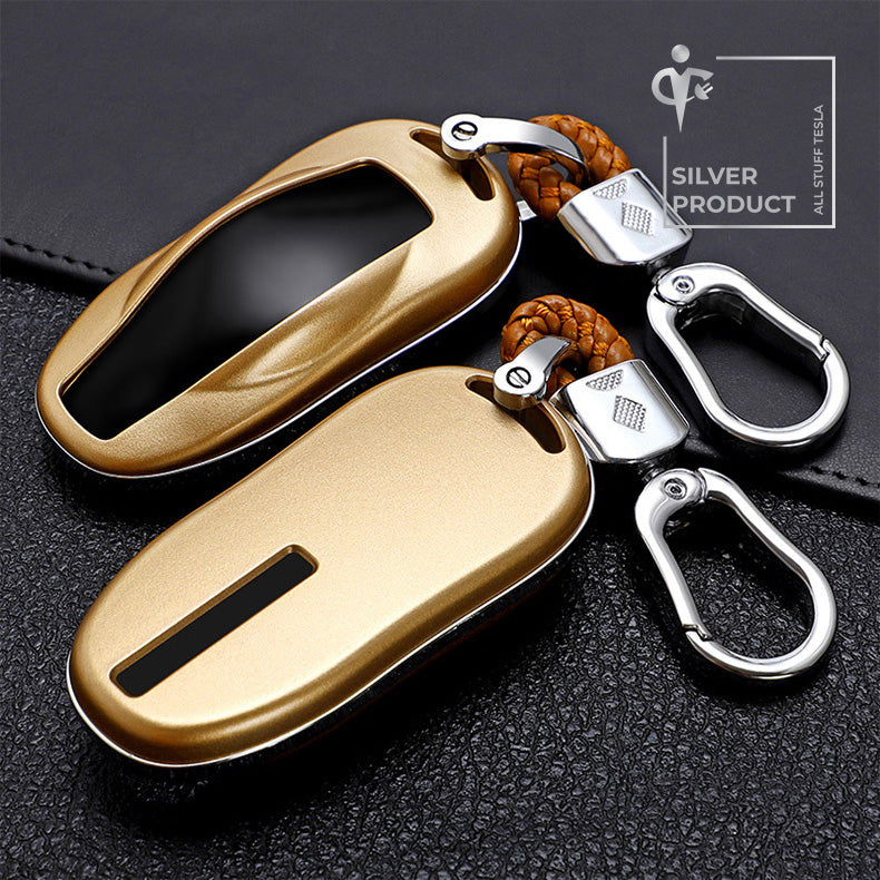 Gold ABS Protective Car Key Cover For Model S and Model 3