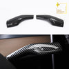 Carbon Fiber Pattern ABS Turn Signal Lever Cover For Model 3 and Model Y