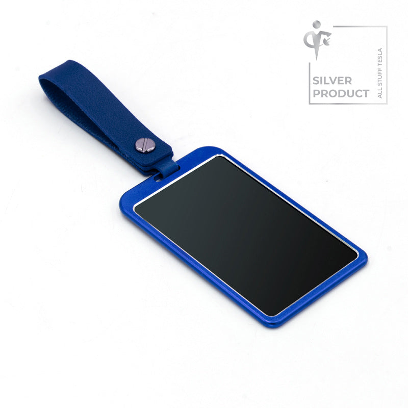 Blue Aluminum Alloy Protective Car Card Key Cover For All Tesla Models