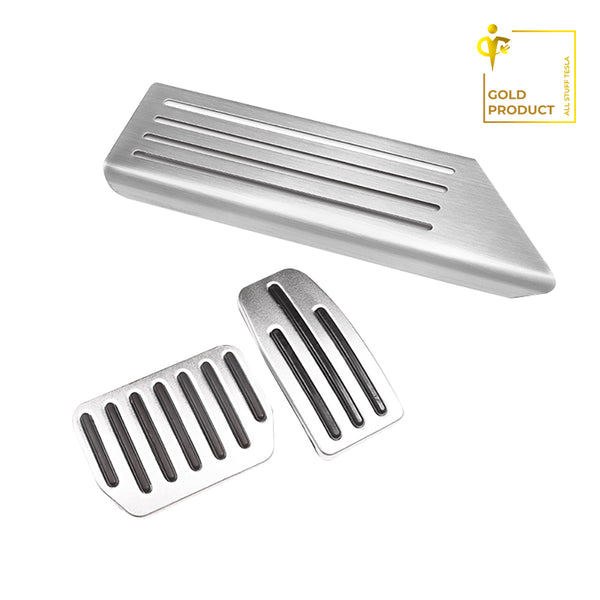 Aluminum Alloy Foot Pedal Cover Set For Model 3