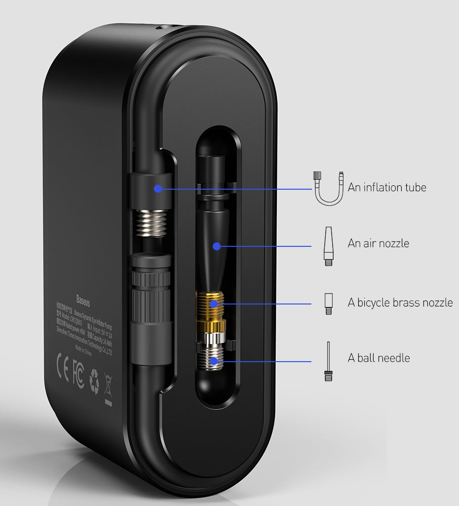 Portable Electric Air Compressor and Tire Inflator Pump