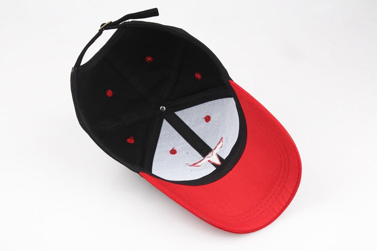 Black/Red Tesla Red Logo Baseball Hat