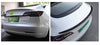 Matte Forging Pattern Real Carbon Fiber Rear Trunk Wing Spoiler For Model Y