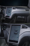 Matte Carbon Real Carbon Fiber Touchscreen Decorative Frame Trim For Model X and Model S