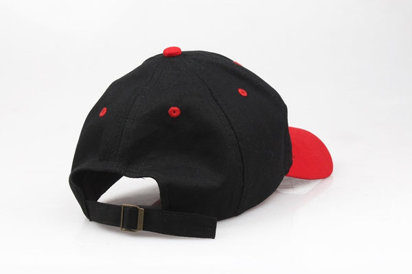 Black/Red Tesla Red Logo Baseball Hat