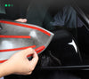 Black ABS Side Mirror Decorative Cover For Model 3