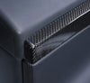 Bright Carbon Real Carbon Fiber Front and Rear Door Decorative Trim Panels For Model X