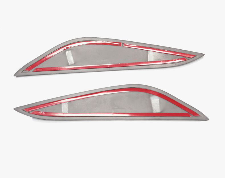 Black Front Headlight Decorative Eyebrow Sticker For Model 3