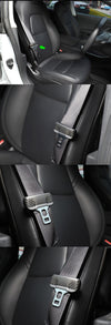 Bright Carbon Real Carbon Fiber Seat Belt Buckle Cover Trim For Model 3 and Model Y (2 pcs)