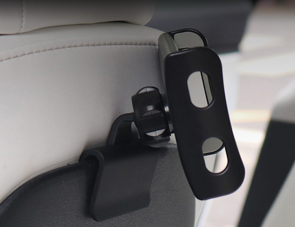 White Back Seat Mobile Phone Holder Mount For Model 3 and Model Y