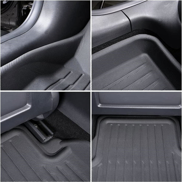 All Weather 3D Floor Mats 8in1 For Model 3 2017-2023 Type 2 Right Rudder