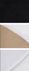White Flannel Full Car Seat Cushion Cover Set For Model 3