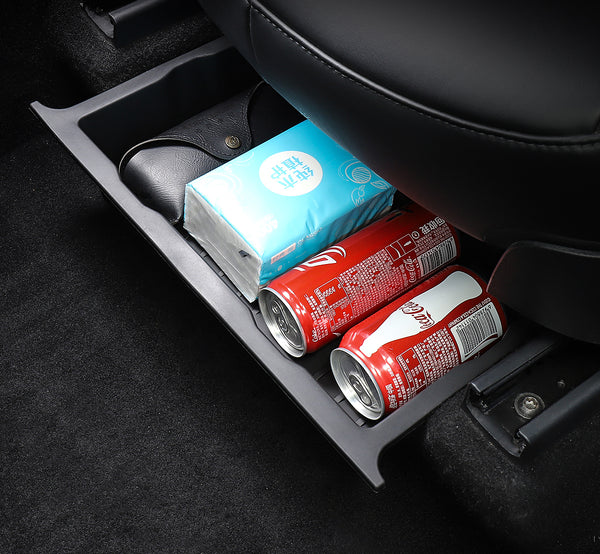 TPE Under Seat Storage Box 2in1 Set For Model Y