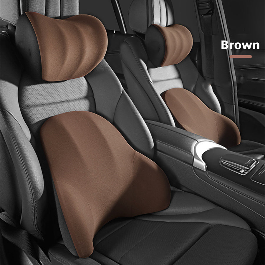 Brown Neck Support Pillow For All Tesla Models