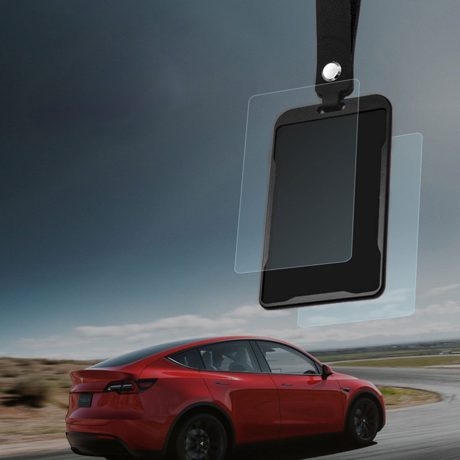 Black Aluminum Alloy Protective Car Card Key Cover For All Tesla Models