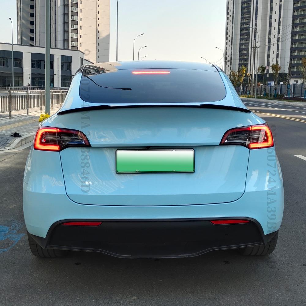 Black ABS Rear Trunk Wing Sport Spoiler For Model Y