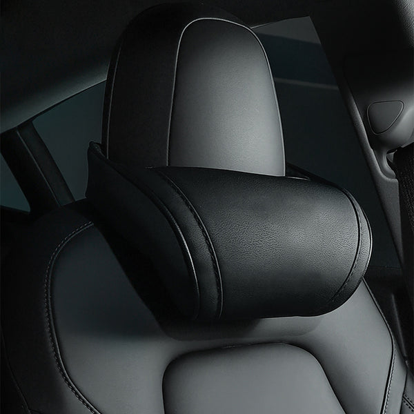Black Headrest Neck Pillow For All Tesla Models