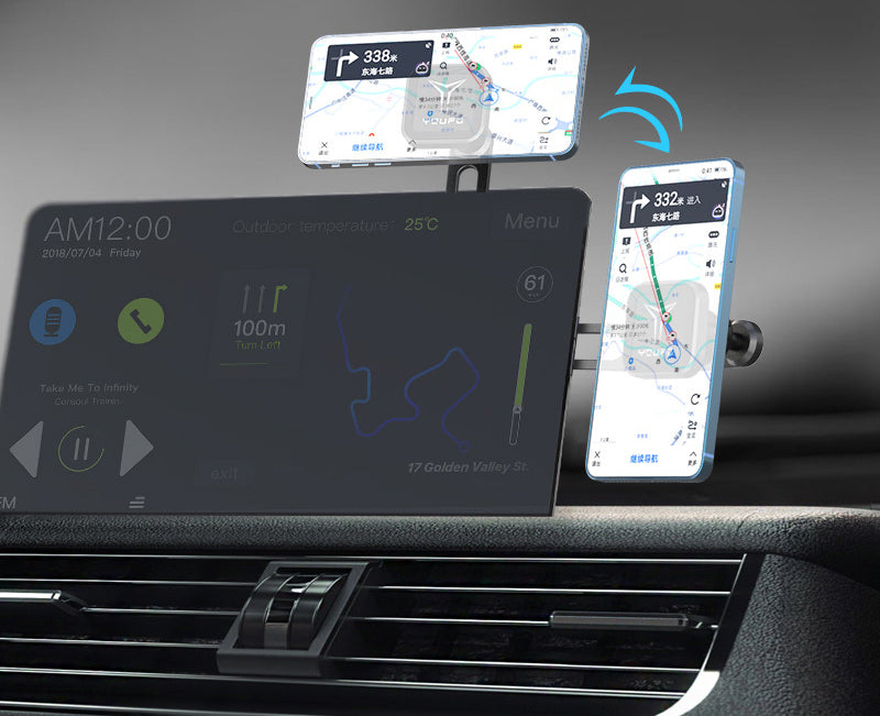 Aluminium Alloy Car Mobile Phone Holder With Magnet Mount For All Tesla Models
