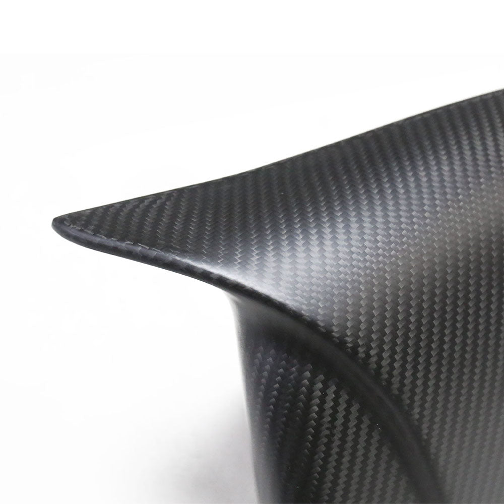 Matte Carbon Real Carbon Fiber Side Mirror Decorative Horn Cover For Model 3