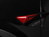 Red Bright Carbon Real Carbon Fiber Side Camera Turn Signal Full Cover For All Tesla Models