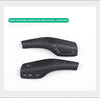 Matte Carbon Real Carbon Fiber Turn Signal Lever Full Cover For Model 3 and Model Y